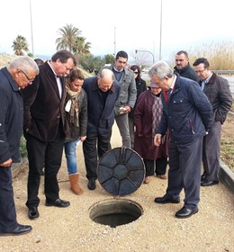 Inauguración del colector de Ceutí