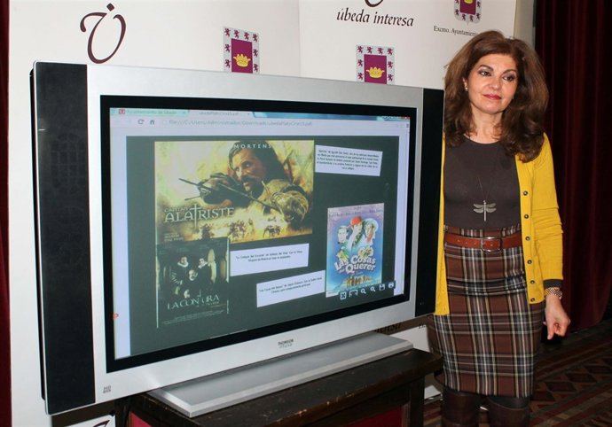Josefa Olmedilla presenta 'Úbeda, plató de cine'