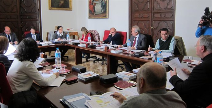 Sánchez y Jódar con Lorca Planes presiden la reunión del Plan Director de Lorca