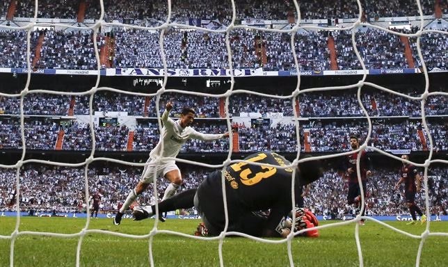 Gol en el Santiago Bernabéu