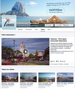 Página web Turismo Comunitat Valenciana