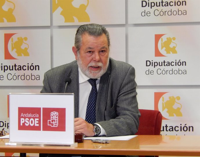 El portavoz del PSOE en la Diputación, Salvador Blanco