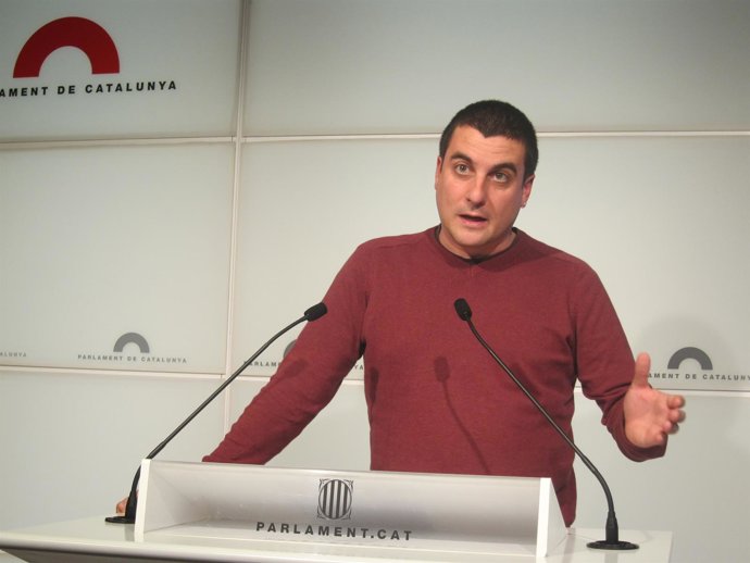 El diputado de la CUP en el Parlament Quim Arrufat 