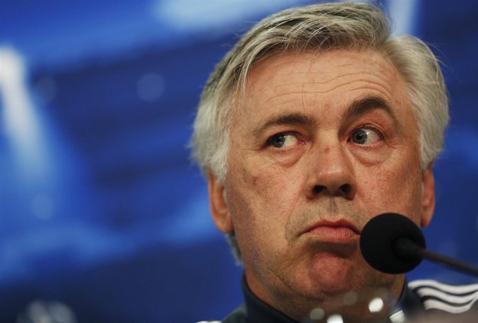 Carlo Ancelotti en rueda de prensa
