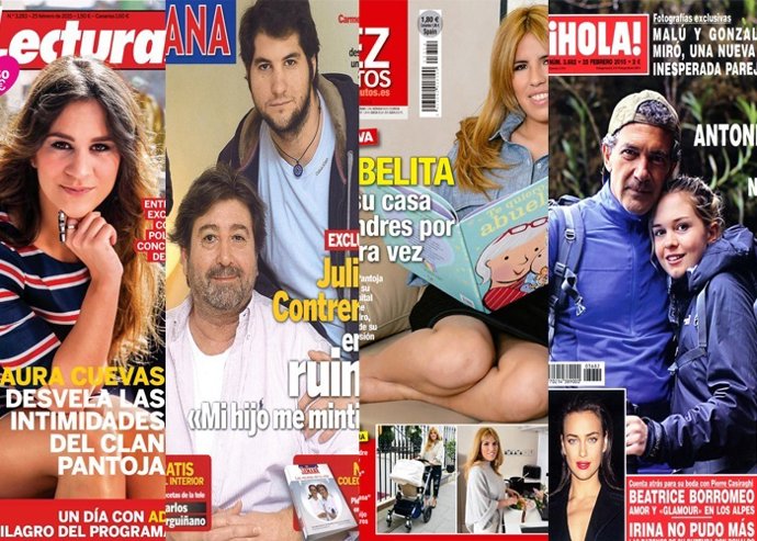 Gonzalo Miró y Malú, Chabelita, Julián Contreras, Antonio Banderas Stella