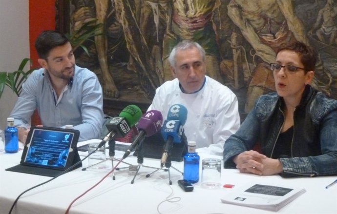 Adolfo Muñoz, Antonio Domingo y María José Acevedo