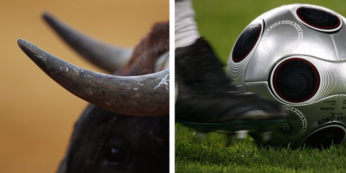 El toro y el fútbol