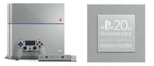 Primera PS4 edición 20 aniversario