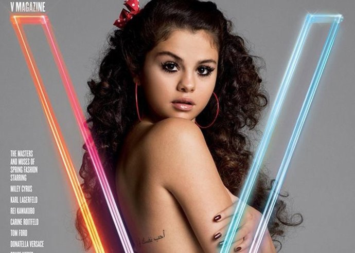 La Selena Gomez más hot en topless para V Magazine 