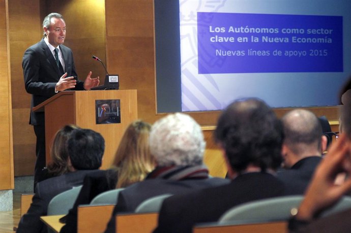 Fabra en la jornada 'Los autónomos como sector clave de la Nueva Economía'.