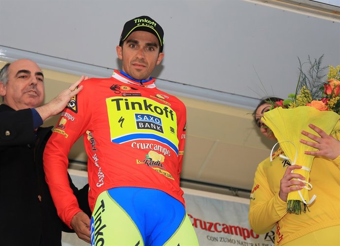 Alberto Contador, líder de la Vuelta a Andalucía