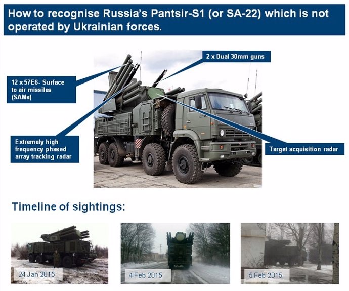 Pruebas difundidas por Reino Unido de la presencia de misiles rusos en Ucrania