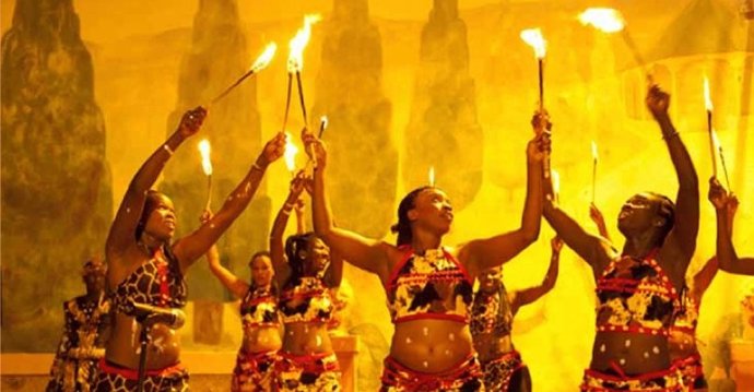 Imagen del Ballet Jammu de Senegal