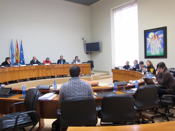 Comisión de Ordenación Territorial en el Parlamento de Galicia.