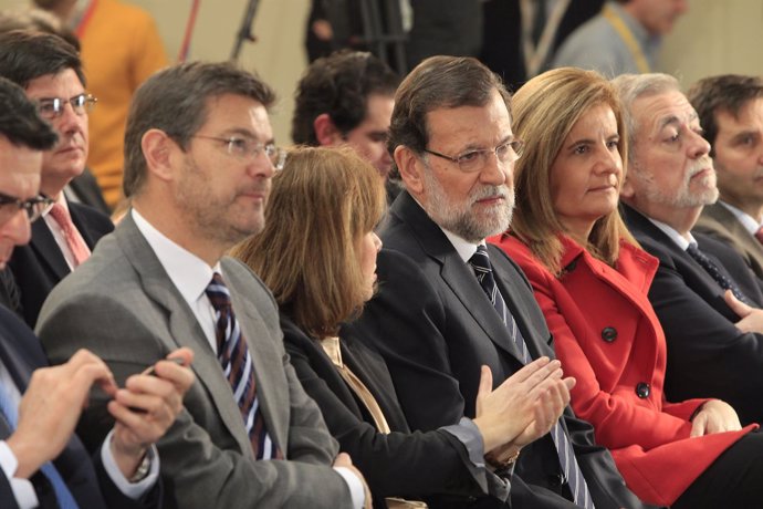 Mariano Rajoy en la presentación de la reforma de la administración electrónica