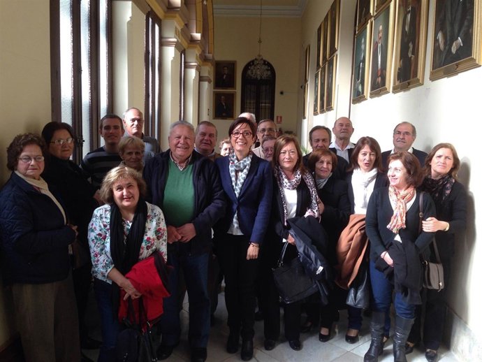 Gámez con vecinos de diseminados de malaga capital elecciones