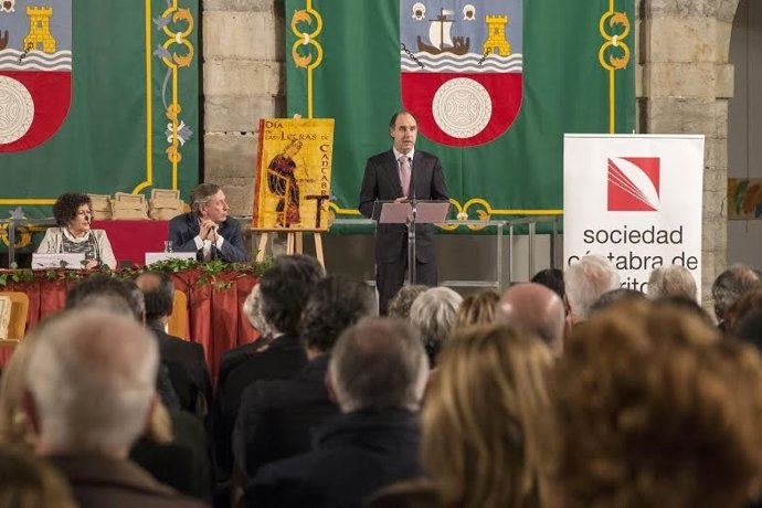 Diego preside el Día de las Letras de Cantabria