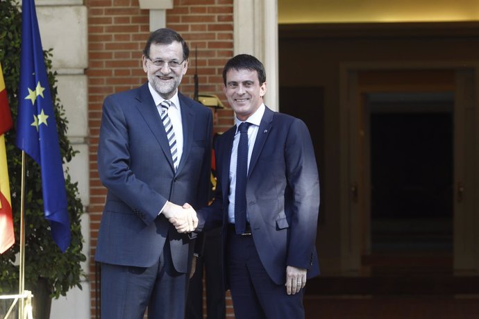 Rajoy y Valls en la Moncloa 
