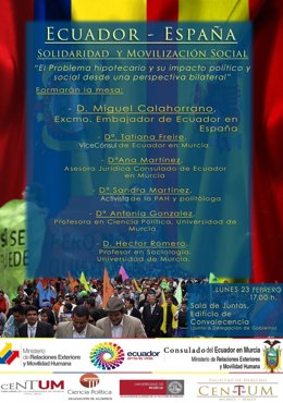Cartel del acto