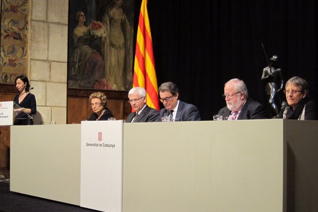 Presentación del Año de las Bibliotecas con C.Fenoll, C.Mayol, F.Mascarell, A.Ma