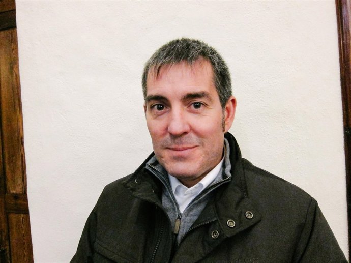 El candidato de Coalición Canaria (CC) a la Presidencia del Gobierno de Canarias