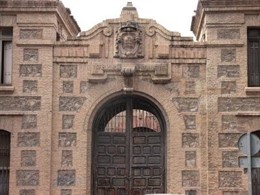 Fachada del edificio de la cárcel vieja en la capital murciana