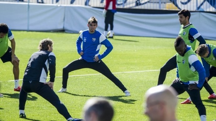 Entrenamiento del Málaga