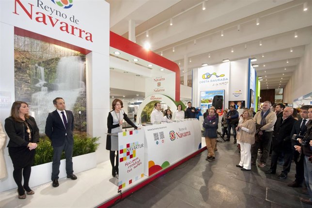 Barcina interviene en el acto de apertura de Navartur.