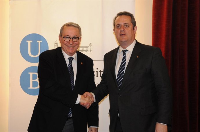 Dídac Ramírez (UB) y el t.Alcalde J.Forn