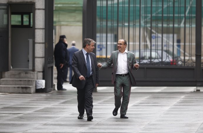 Los diputados de CiU Jordi Xuclà y Carles Campuzano