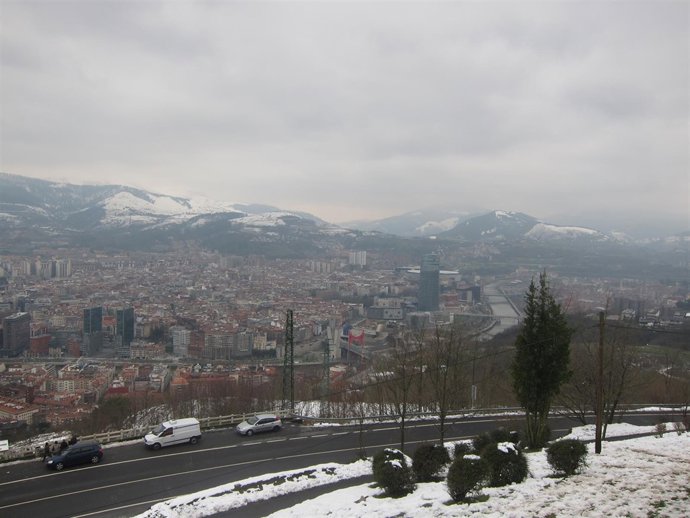 Bilbao con nieve