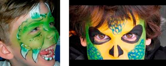 Niños disfrazados en el MUJA