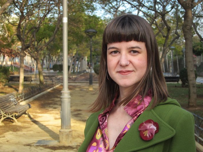 La candidata de Podemos al Parlamento andaluz por Almería, Lucía Ayala