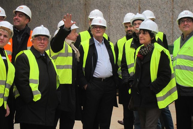 El alcalde Xavier Trias visita la reforma del mercado de Sant Antoni