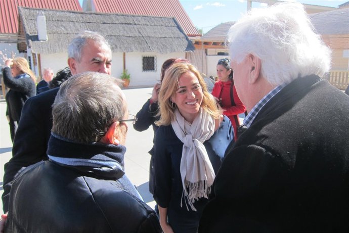 La secretaria de Relaciones Internacionales del PSOE, Carme Chacón