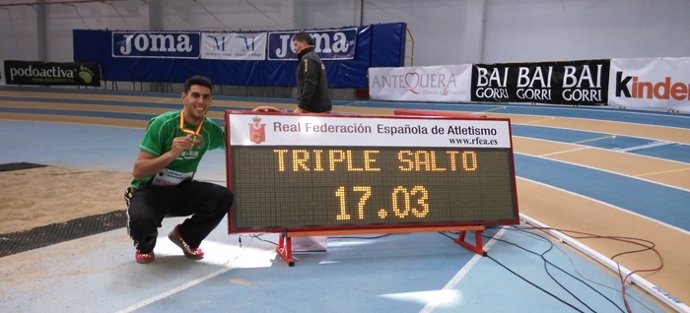 Pablo Torrijos triple salto récord Campeonato España