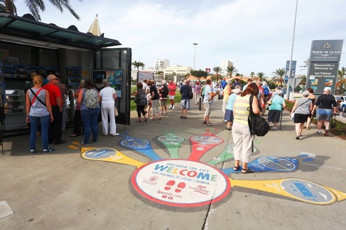 Cruceristas en Las Palmas de Gran Canaria