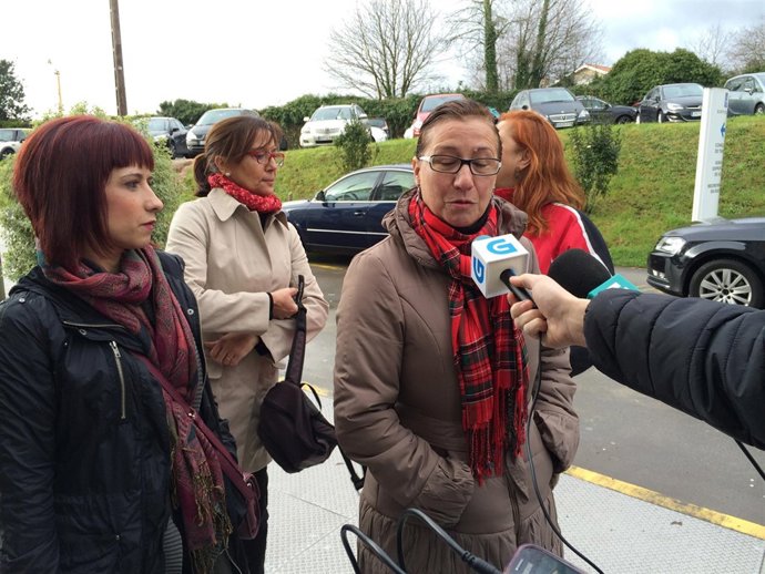 Trabajadores de Povisa acuden a una reunión en santiago