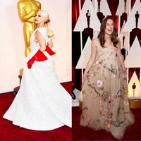 Las peor vestidas de los Oscars 2015