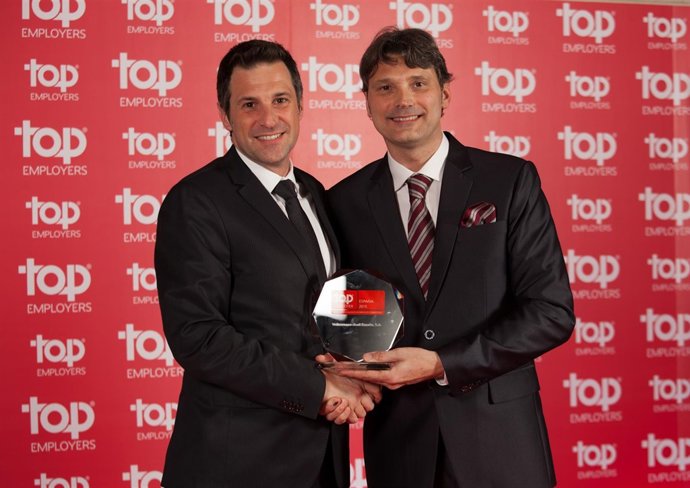 Entrega de la certificación Best Workplaces a Volkswagen-Audi España