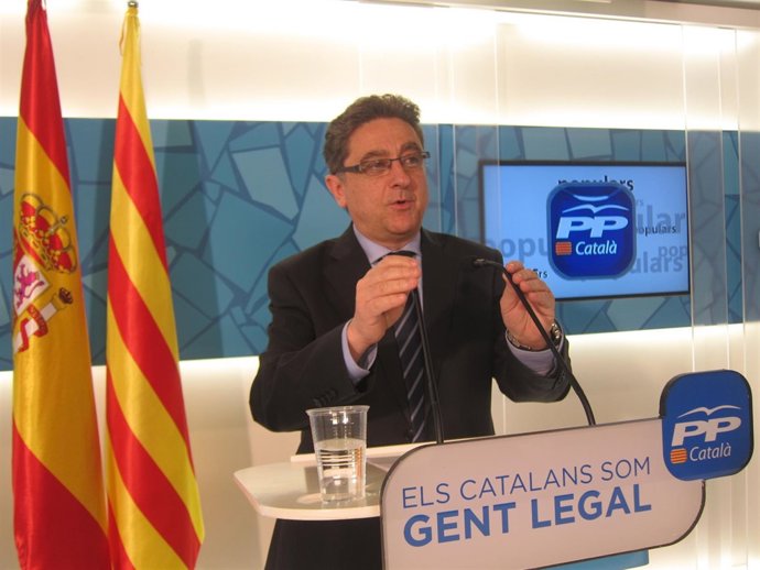 El portavoz del PP en el Parlament, Enric Millo