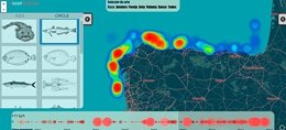 Aplicación web que analiza los descartes de la flota gallega