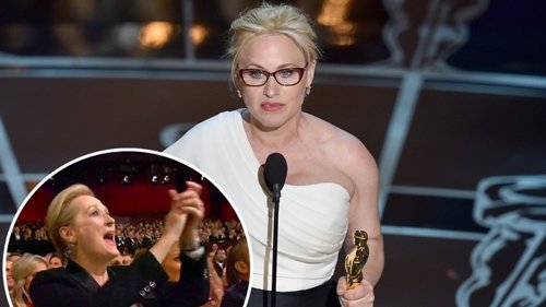 El discurso por la igualdad de Patricia Arquette que emocionó a Meryl Streep