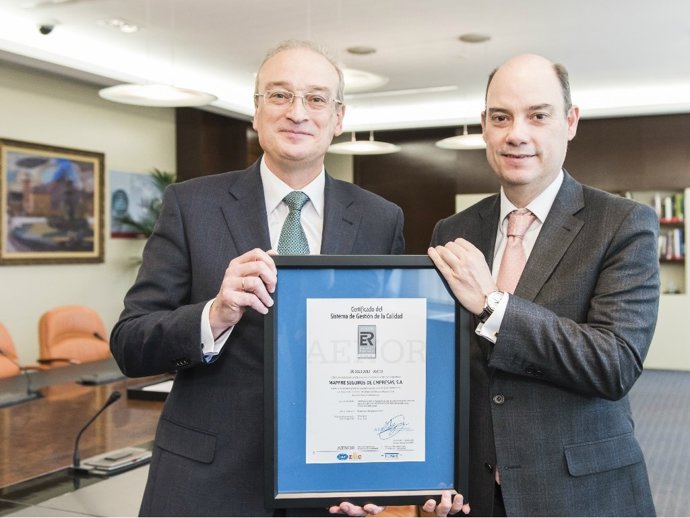 Entrega del Certificado de Calidad