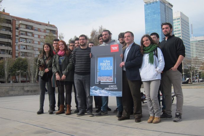 Alfred Bosch (ERC) presenta el cartel de las JERC para las municipales