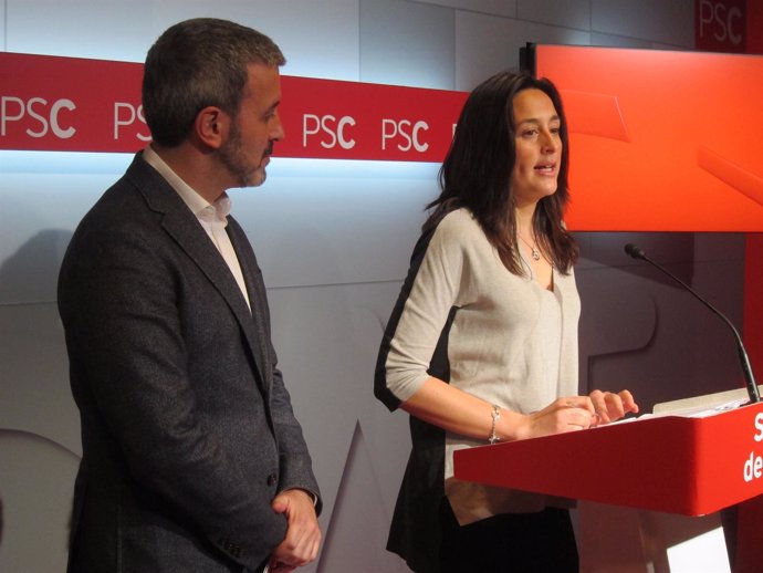 Jaume Collboni, Esther Niubó (PSC)