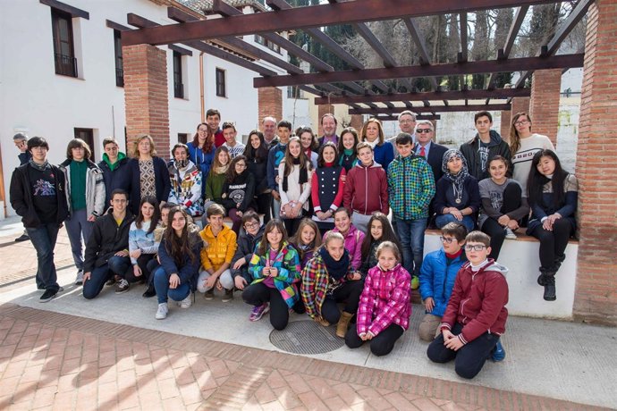 Escolares en las Casas de la Mimbre, Alhambra
