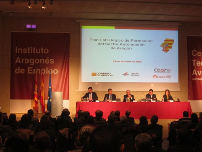 Acto de presentación del Plan Estratégico de Formación del Sector de la Automoci