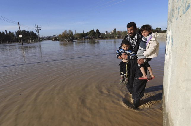 Inundaciones en Gaza