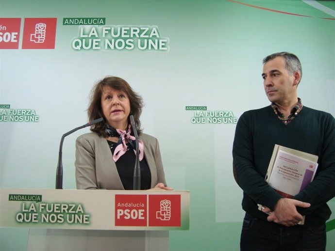 María del Mar Shaw y José Manuel Colmenero, en rueda de prensa.